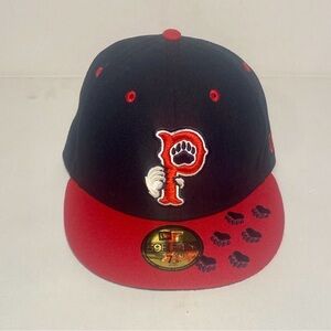 Pawtucket Red Sox Minor League New Era Authentic Road 59Fifty Fitted Hat 7 5/8